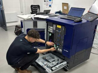 Fixing photocopier